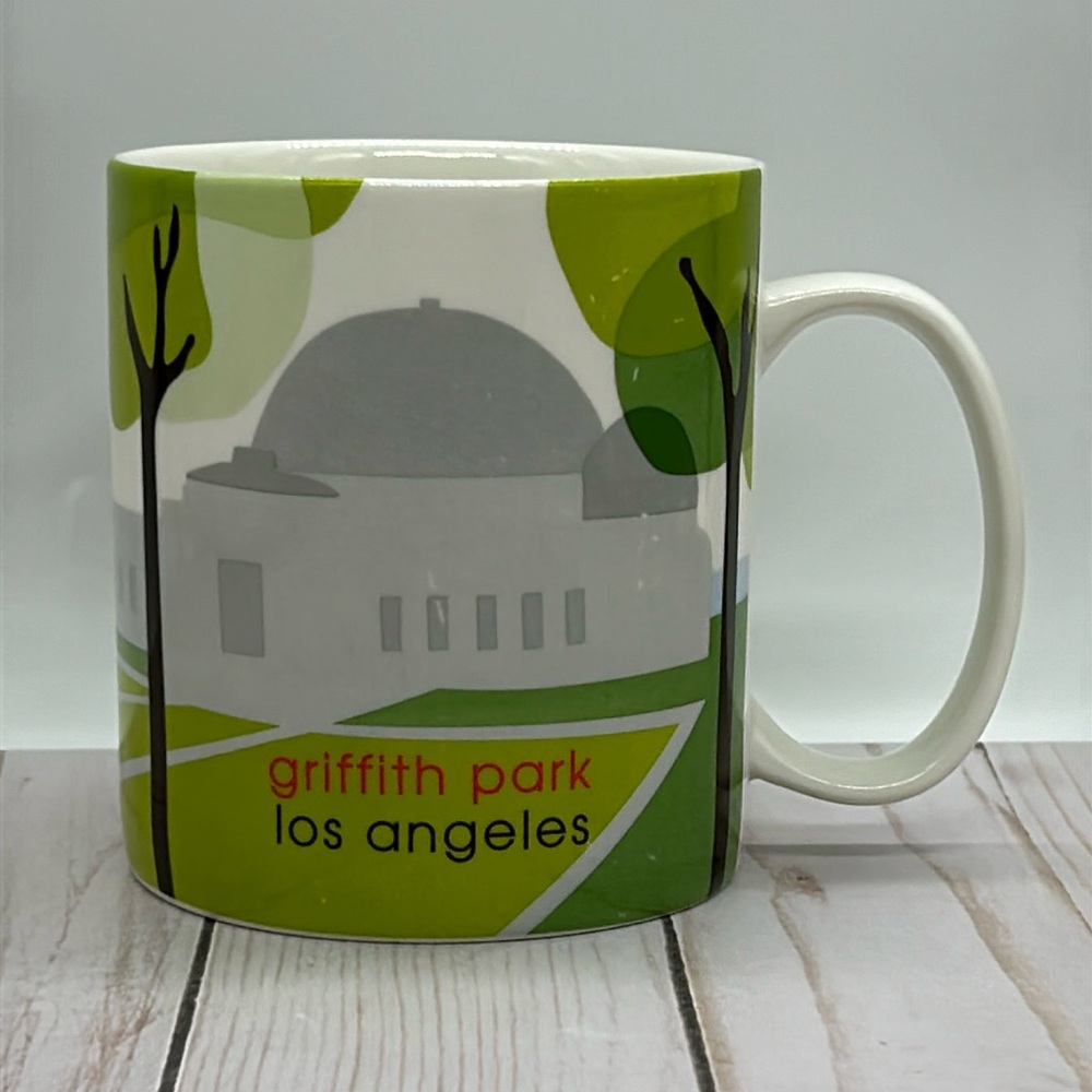 Starbucks Rare 2007 Griffith Park Observatory Los Angeles Coffee Mug